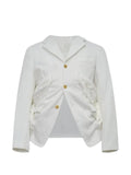 Comme des Garçons Homme Plus ruched single-breasted blazer