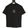 Louis Vuitton Dashed Cloud Logo Graphic T-Shirt - Black